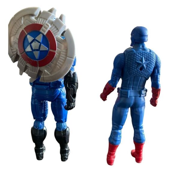Marvel Avengers Mech Strike Captain America & Titan Heroes Captain America - 6” - Picture 2 of 2